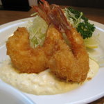 天神わっぱ定食堂 - 海老フライ