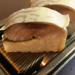 魚きん - しめさば押し寿司（アップ）
