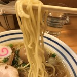 もりの中華そば - 【2017.4.10】加水率高めの細麺。