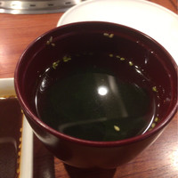 やきにくのバクロ 博多店 - わかめスープ