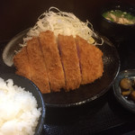 キセキ食堂 - ♪ろーすカツ２３０g定食¥1000