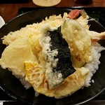 美々卯 - ミックス天丼アップ