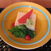 隨縁亭 ホテルモントレ京都 - 湯葉豆腐のアップ(2017.02)