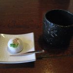 竹情荘 - 抹茶と和菓子のセット(2017.02)