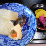 Tamayama Shokudou - 煮物、お新香