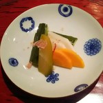 てんぷら　成生 - お新香