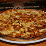 アツアツのピザ