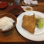 日本料理 高浜 - アジフライ定食（６００円）