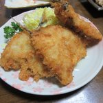 亀善 - アジフライ2017.04.17