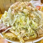 らーめん つの旨 - 大ラーメン+味付うずらの卵+メンマ【料理】 