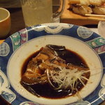 喜多八寿司 - カレイの煮付け　濃い煮汁が食欲そそります