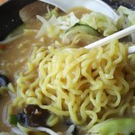 幸楽苑 - 味噌野菜らーめん麺