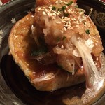 酒・肴 タナゴコロ - 賀茂なすの揚げたておろしポン酢