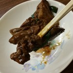 焼き鳥みかみ - レバーが大きくフワフワ触感