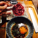 炭火焼肉ぶち - 黒毛和牛ユッケ