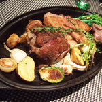 レストラン バカール - できたてのシャラン鴨のロースト