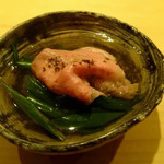 蓮 - 黒毛和牛サーロインのしゃぶしゃぶ、葱