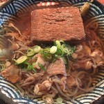 蕎麦さんかく - 肉豆腐蕎麦