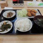 きらら女川 - メンチカツ定食