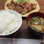 炭火焼 松阪 - 炭焼定食７７０円（税込）