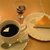 いわき珈琲香房 - 料理写真:ケーキセット[\480]。コーヒーゼリーがついてきます