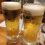 Gorohachi - 生ビール、アサヒスーパードライ。
