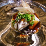 御料理 光安 - 大分産天然トリガイ　醤油ジュレ