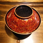 御料理 光安 - そばがき椀白味噌仕立て