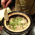 禅紫 - ホタルイカの土鍋炊きご飯