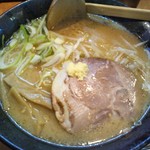 伝丸 - 濃厚味噌ラーメン ７２０円(税込)(2017年4月22日撮影)