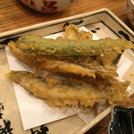 日本料理 きた山 - 稚鮎の天ぷら