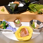 Nihon Ryouri Isegin - 夕食・旬菜盛り込み　2017.4