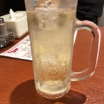 元祖海老そば 縁や - 【2017年02月】18時以降でラーメンオーダーで＠100円のハイボール。