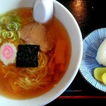 手打蕎麦 きふね - 中華そば600円