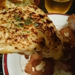 カレー屋アカマル - 2017/4   黒豚ヒレカツの牛すじカレー￥1380(税込)炙りチーズ￥100(税込)ご飯大盛り￥100(税込)