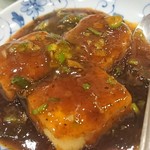 味華  - 晩酌セットA相当のお任せ揚げ豆腐餡かけ