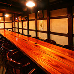 Kurashiki Kurasakaba Shichirin Yaki Sakura Tei - テーブル席。30人まで座れます