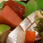 くろぎ - おつくり（鮪･関鯖）（'11/1）