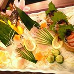 王ヶ頭ホテル - 信州サーモンと岩魚の造り