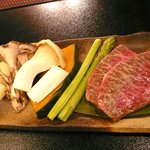 王ヶ頭ホテル - 信州牛陶板焼き