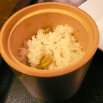 王ヶ頭ホテル - 枝豆御飯