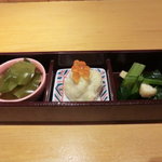 千真野 - 本日のお通し