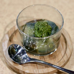 波へい - なすの冷製オデン 〜クレソンとごまのソースで〜