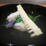 日本料理 幸庵 - アイナメの葛打ちアップ