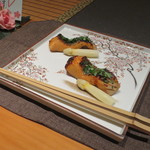 日本料理 幸庵 - 海鱒の漬焼き