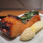 日本料理 幸庵 - 海鱒の漬焼きアップ