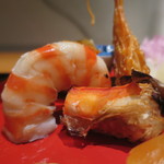 日本料理 幸庵 - 車海老味噌挟みアップ