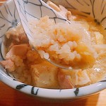 鶏ぃん - 鶏釜飯ひつまぶし風