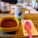 Momonga cafe & roastery - ブレンド、えらべるケーキ（ティラミス）
