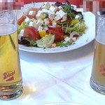 Sternbräu - 羊のチーズのサラダ